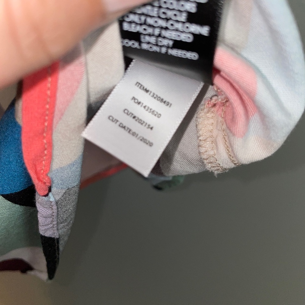 EUC Torrid Ava Multi Geo Challis Cami Tank Top Size 0 (Large) - Picture 7 of 9